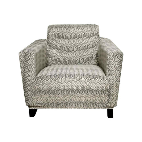1 Seater Jaquared Knit Sofa Cover- Grey