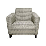 1 Seater Jaquared Knit Sofa Cover- Grey