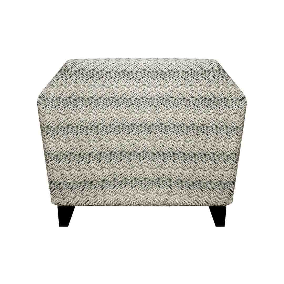 1 Seater Jaquared Knit Sofa Cover- Grey