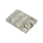 1 Seater Jaquared Knit Sofa Cover- Grey