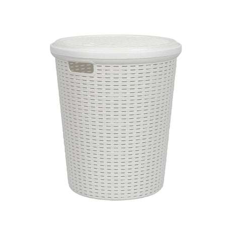 Round Laundry Basket 23 L Grey