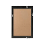 Spain Synthetic Wood Rectangular Small Mirror- Brown