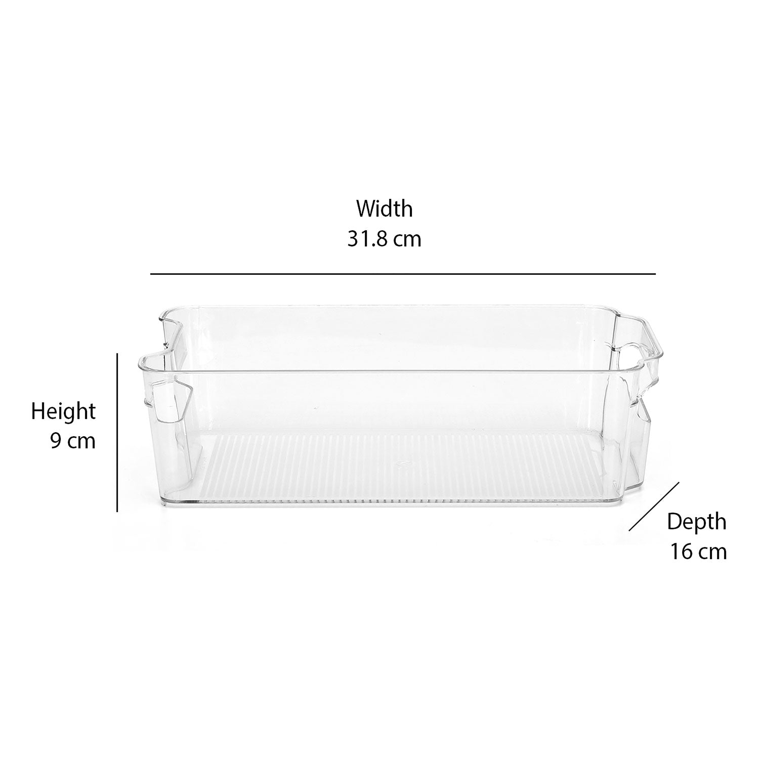 Stackable Small Fridge Bin- Transparent