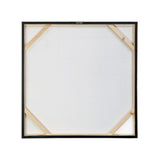 Emboss Geometry Abstract Painting (Silver)