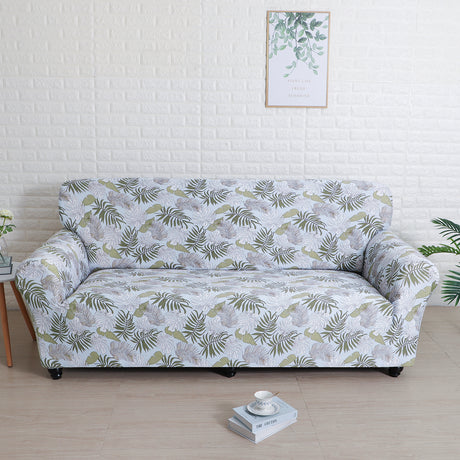 Nilkamal Floral Elegance Fitted 3 Seater Sofa Cover Off White & Multicolor