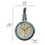 Elephant Station Clock- Gold