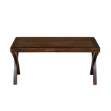 Karla Solid Wood Center Table (Walnut)