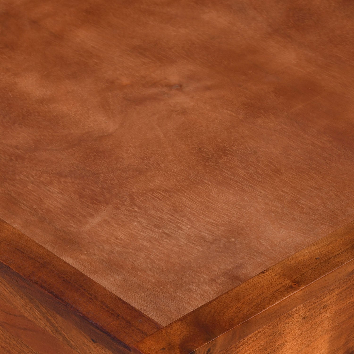 Konnect Solid Wood King Bed (Honey Walnut)