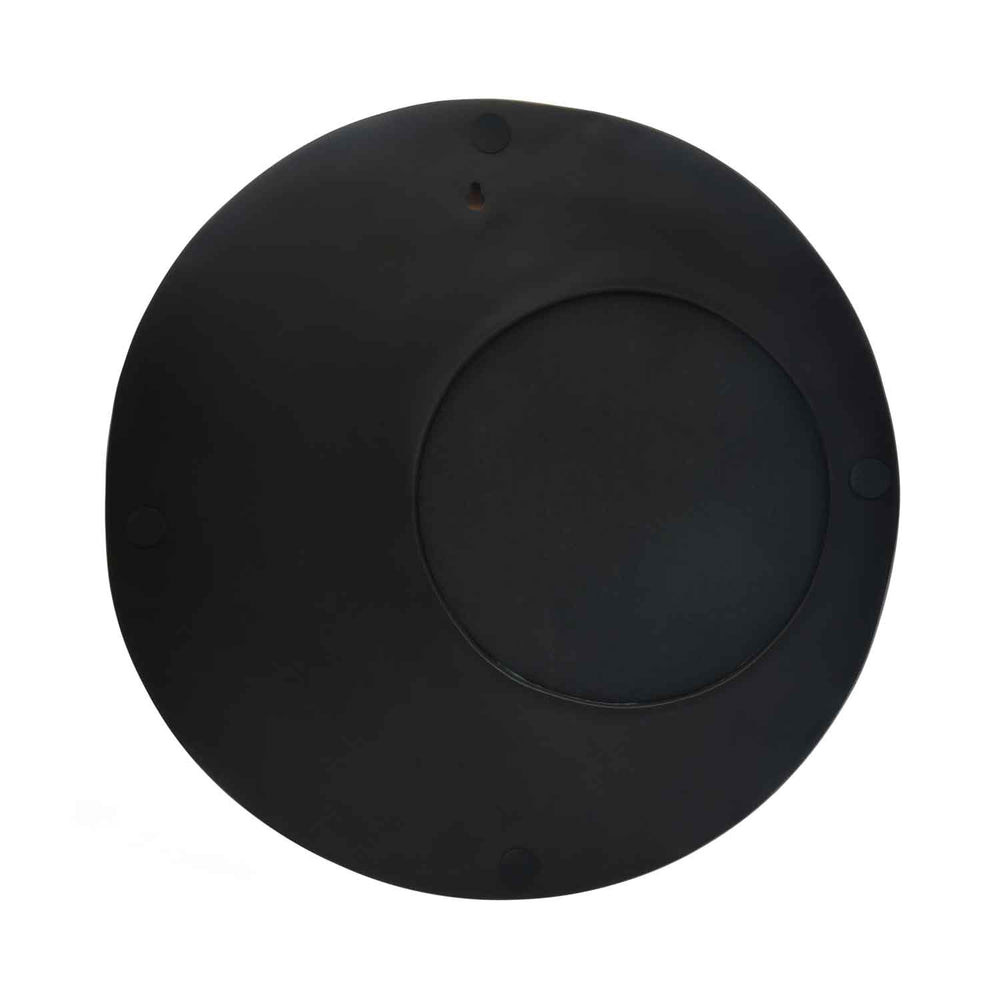 Rattan Round Decorative Polyresin Frame Mirror- Brown & Beige