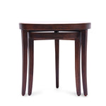 Nolita Marble Top Nesting Table (Sun Walnut)