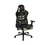 Razos Leatherette Ergonomic Gaming Chair with Neck & Lumbar Pillow (Brown & Beige)