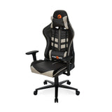 Razos Leatherette Ergonomic Gaming Chair with Neck & Lumbar Pillow (Brown & Beige)