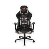 Razos Leatherette Ergonomic Gaming Chair with Neck & Lumbar Pillow (Brown & Beige)