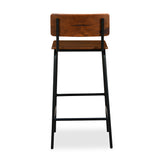 Reef Solid Wood Bar Stool (Walnut)