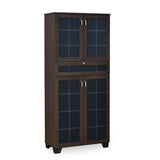 Ruth Engineered Wood Big Shoe Cabinet (Wenge)