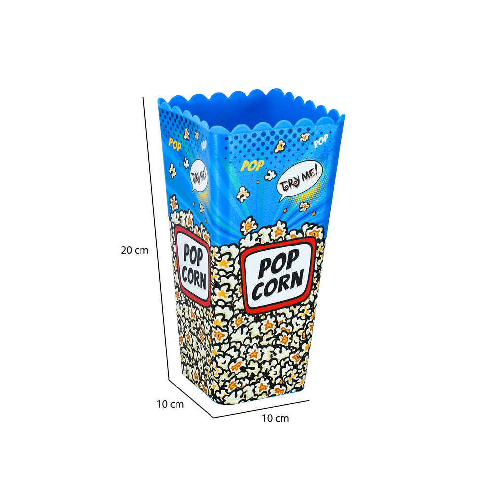 Pop Corn 1200 ml Snack Bowl- Blue