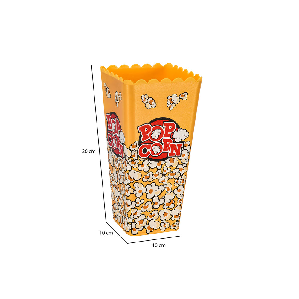 Pop Corn 1200 ml Snack Bowl- Yellow