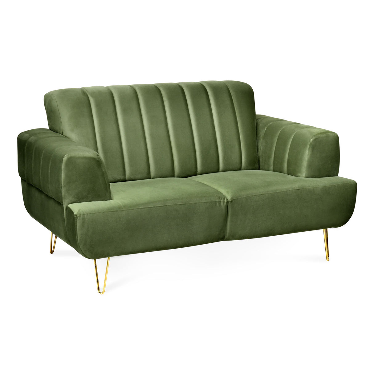 Somerville 2 Seater Sofa (Olive Green)