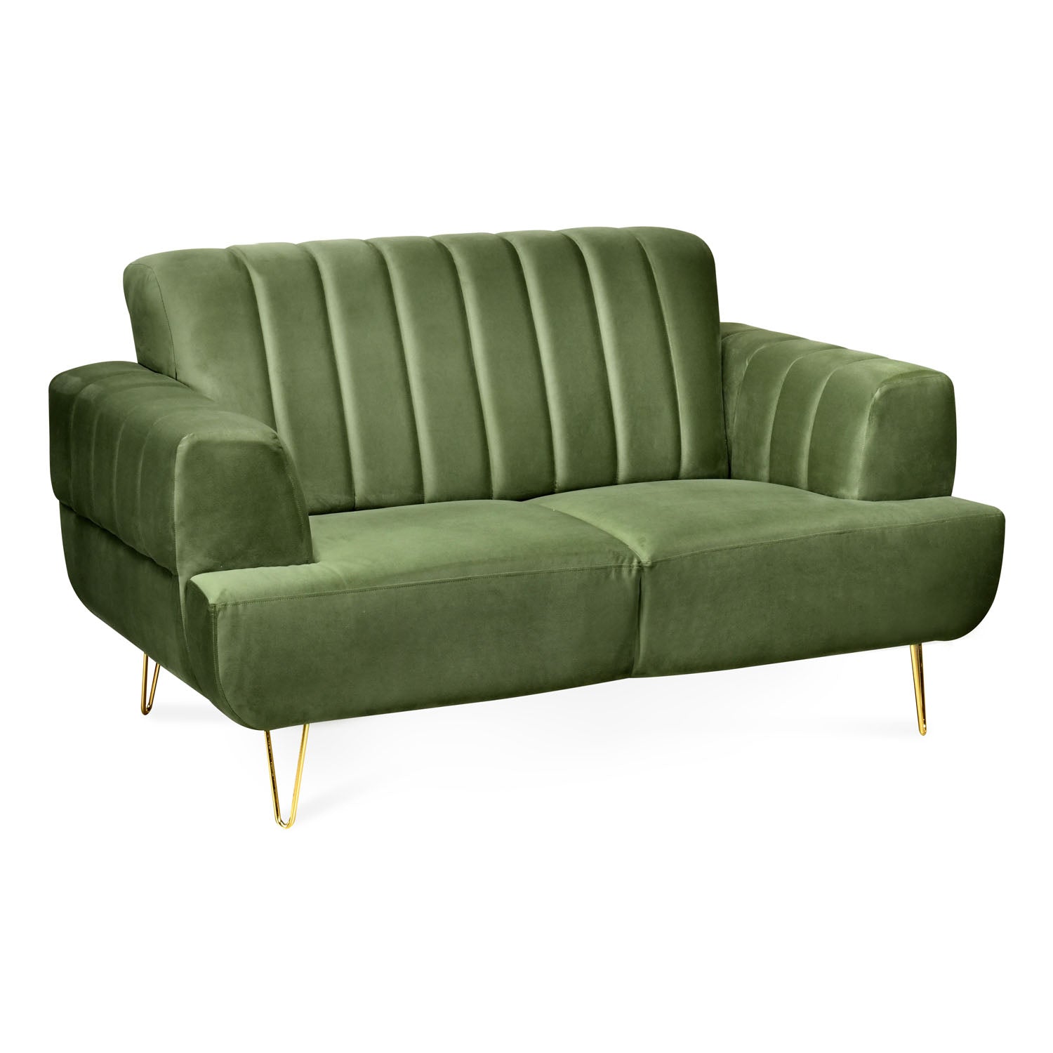 Somerville 2 Seater Sofa (Olive Green)