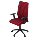 Thames Neo High Back Fabric Chair (Maroon)