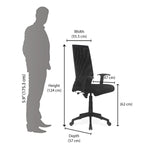 Thames High Back Chair (Black)