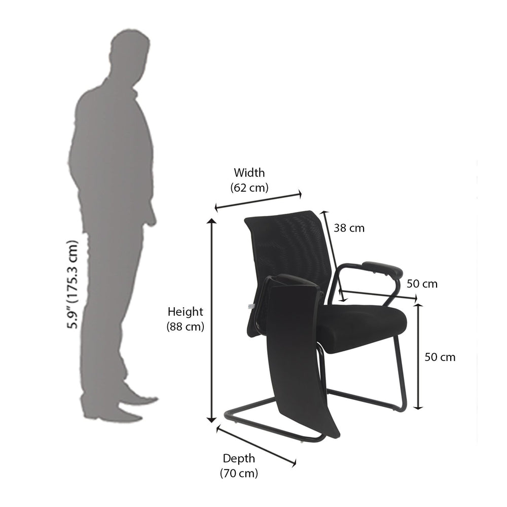 Thames Training Mesh Chair (Black)