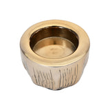 Ripple Metal Stout Votive- Gold
