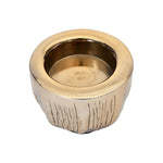 Ripple Metal Stout Votive- Gold