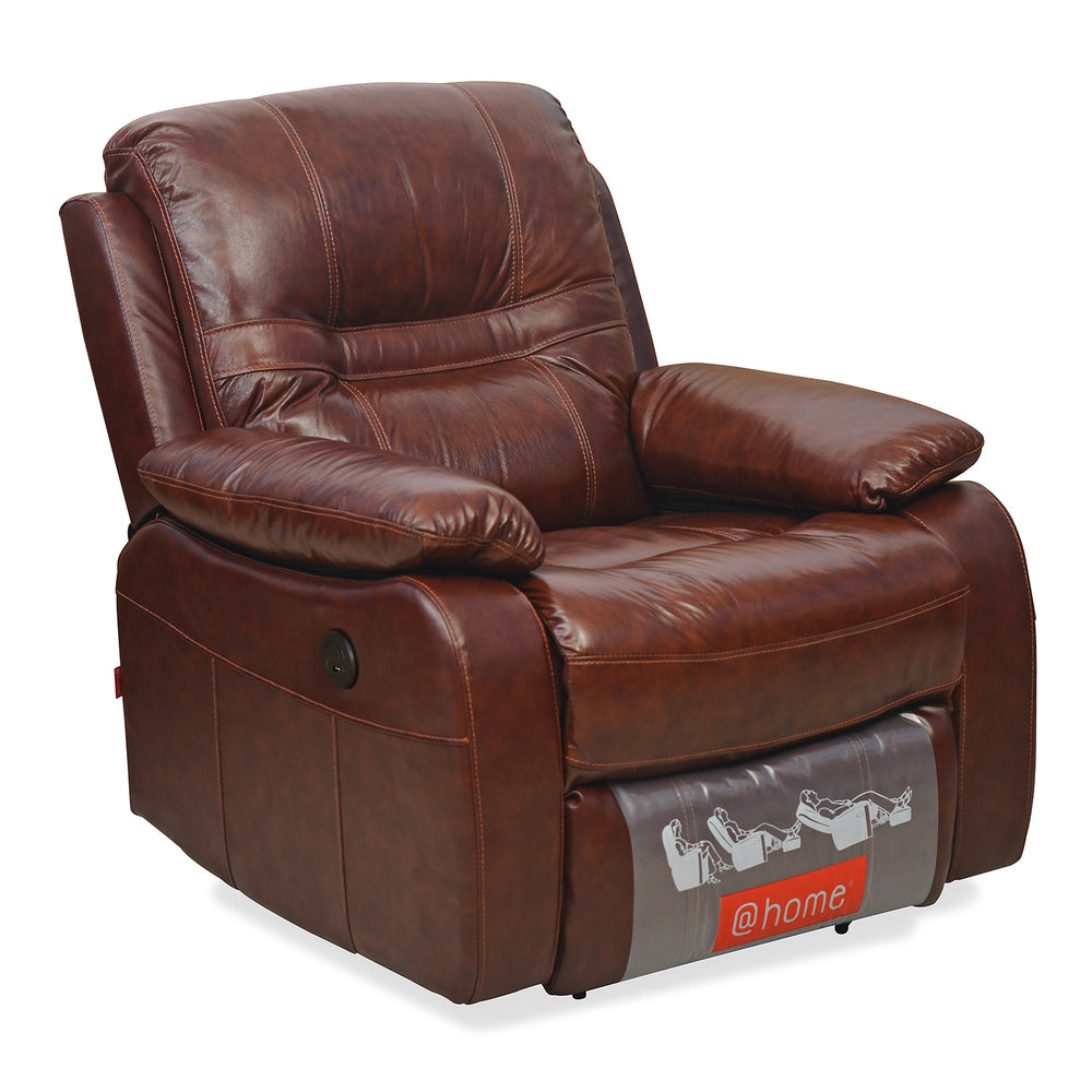 Wilson 1 Seater Electric Recliner (Caramel)