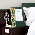 Mesh Rectangular Table Photo Frame (Green & Gold, 4 x 6 Inch)