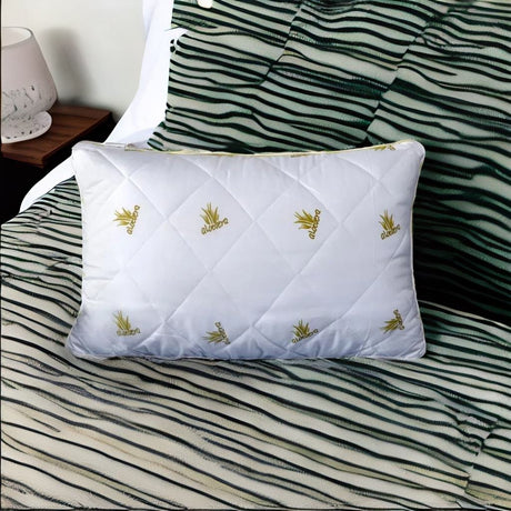 Nilkamal Aloevera Quilted Pillow (White)