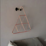 Nilkamal Metal Trio Scarf Hanger (Gold)